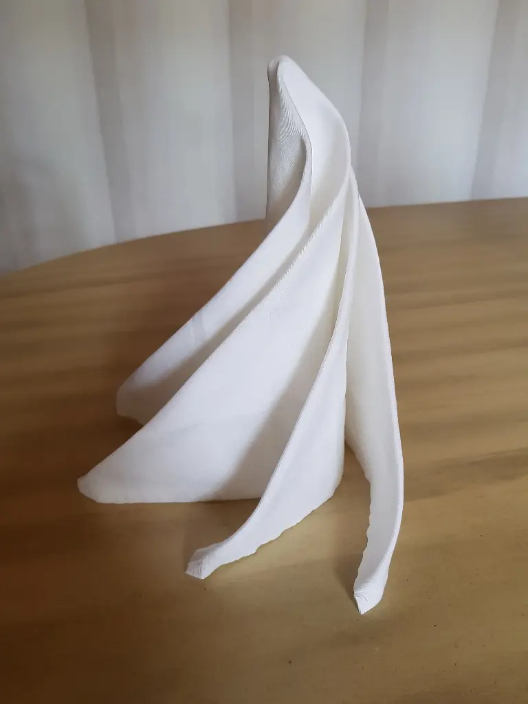 Serviette Luxe Tissu Blc 54 X 54