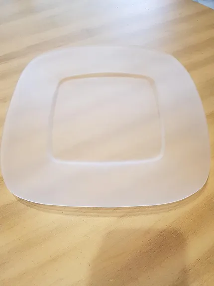 verres givrées ROUND SABLE 32 cm