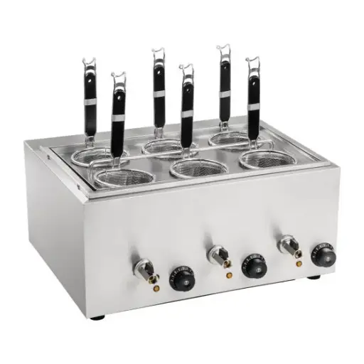 Cuiseur A Pâtes Électrique 6 paniers 